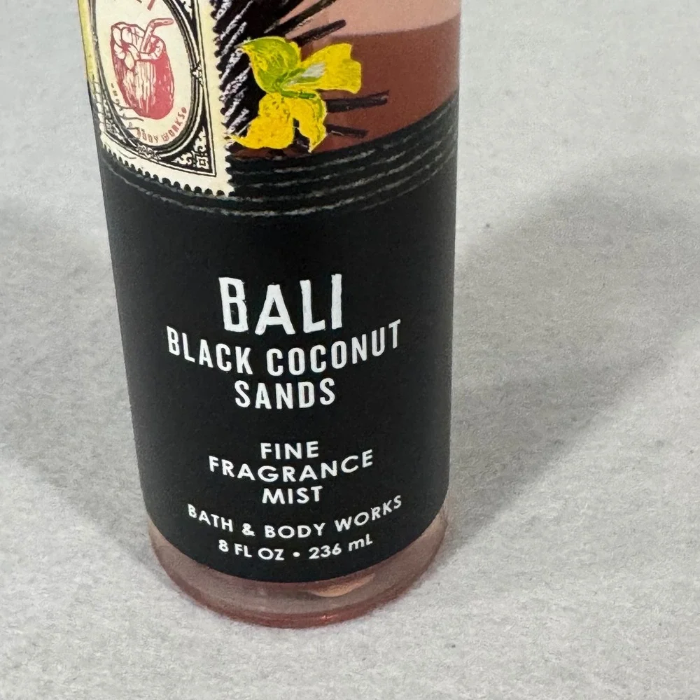 Bath & Body Works Fragrance Mist Women Bali Black Coconut Sands 8oz Spray